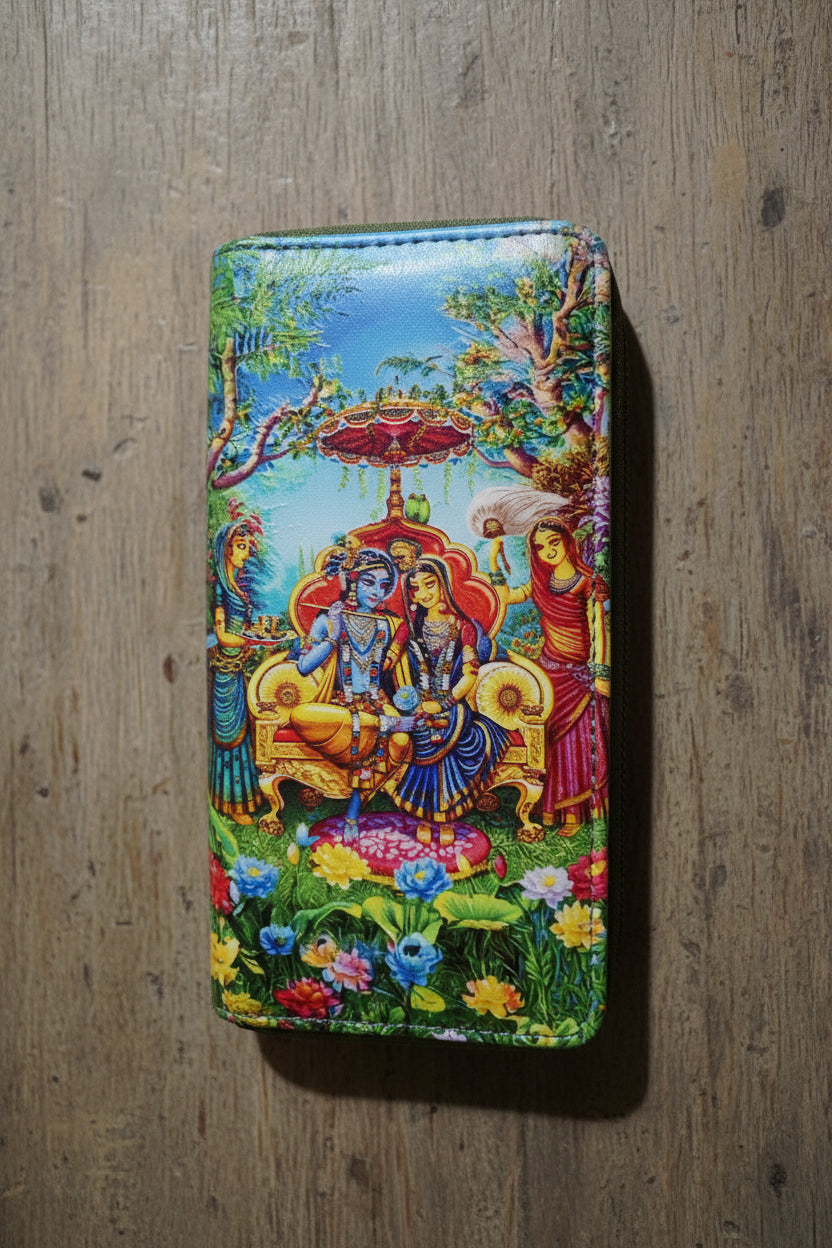devotional Wallet with double zipper