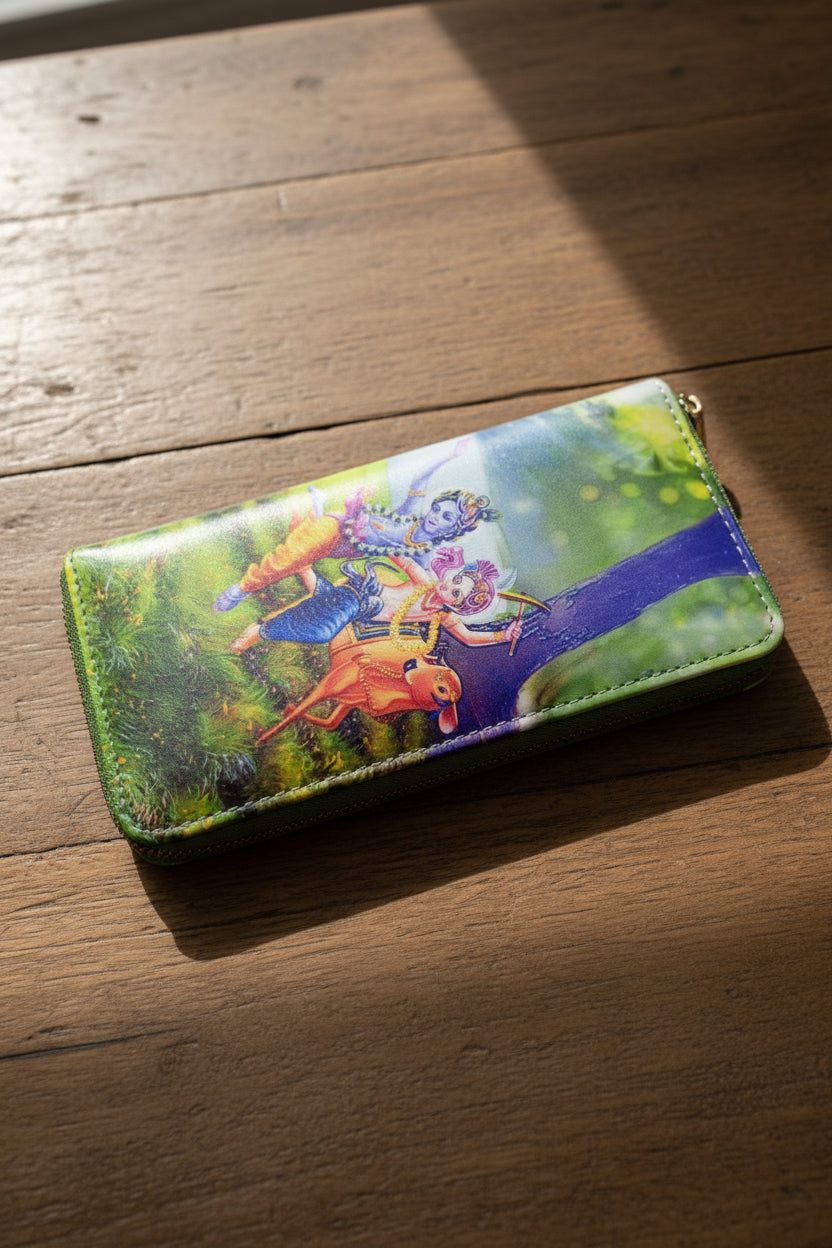 devotional Wallet with double zipper
