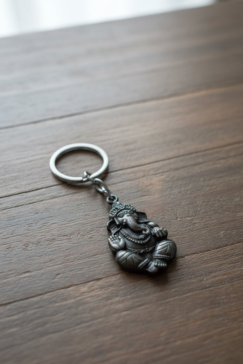 Ganpati ji metal keychain