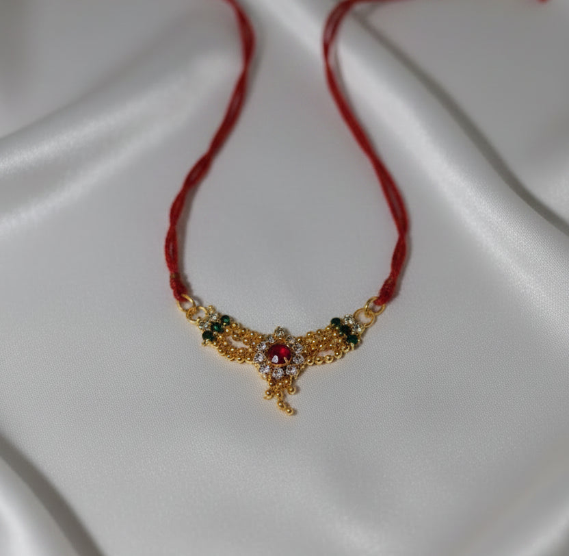 Golden Diamond Necklace
